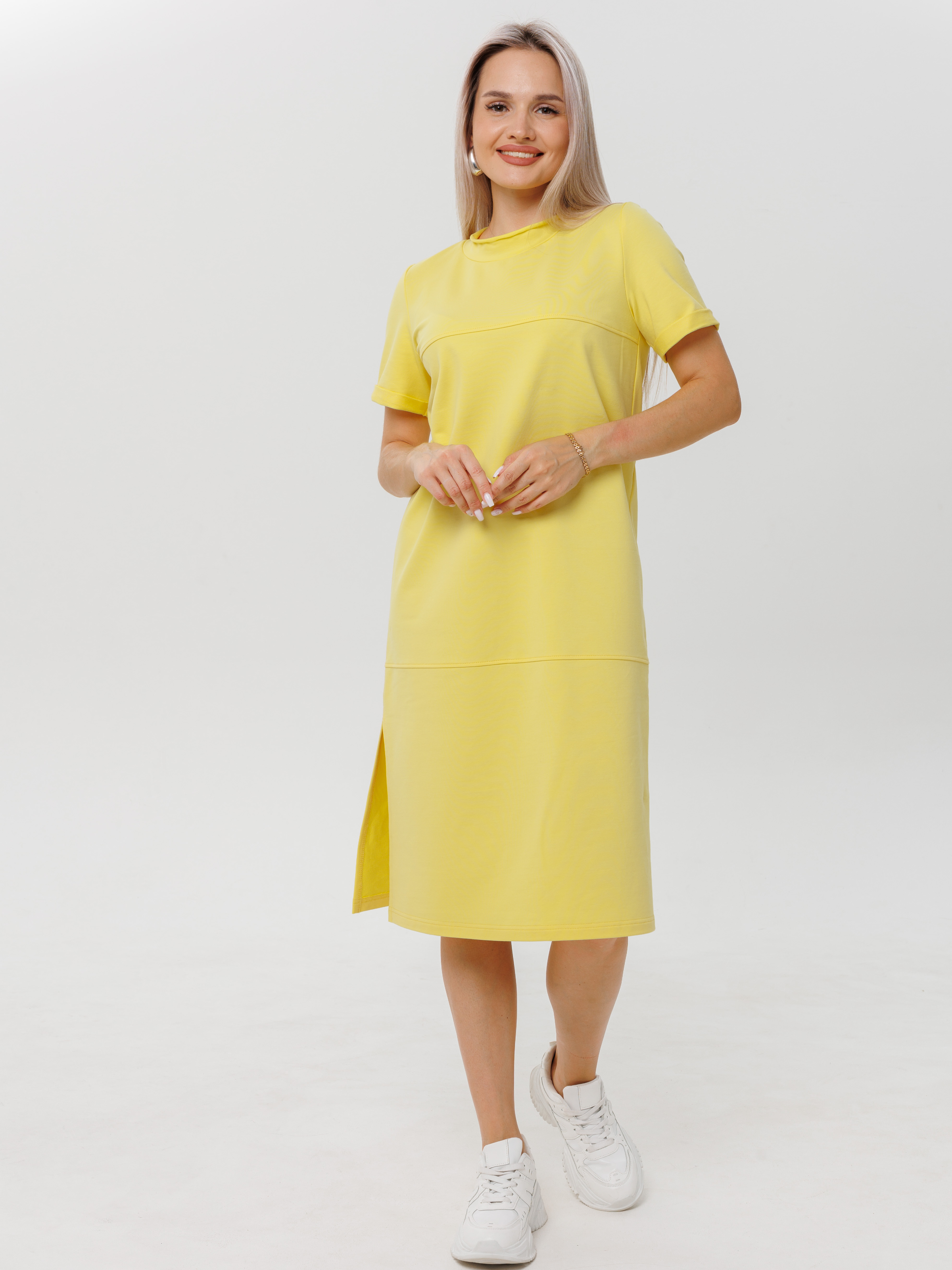 

Платье женское N.E.W.image П-179 желтое 50 RU, Желтый, П-179