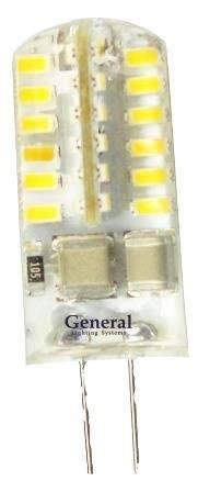 

Лампа светодиодная GENERAL, G4, 3W, 6500K, арт. 679444 - (5 шт.)