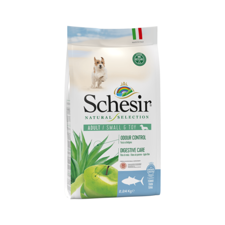 фото Сухой корм schesir ns monoprotein, для собак мелких и декоративных пород, тунец, 2,24кг