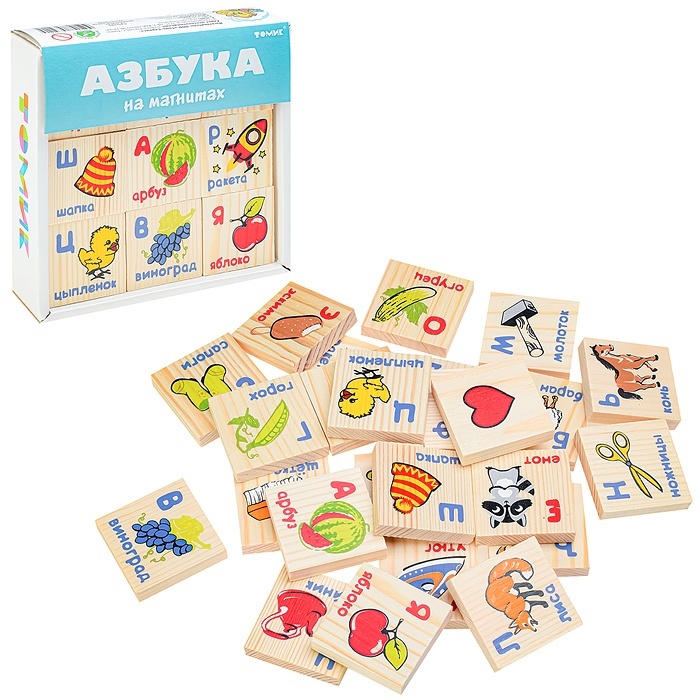 

Томик "Азбука" на магнитах, 36 деталей
