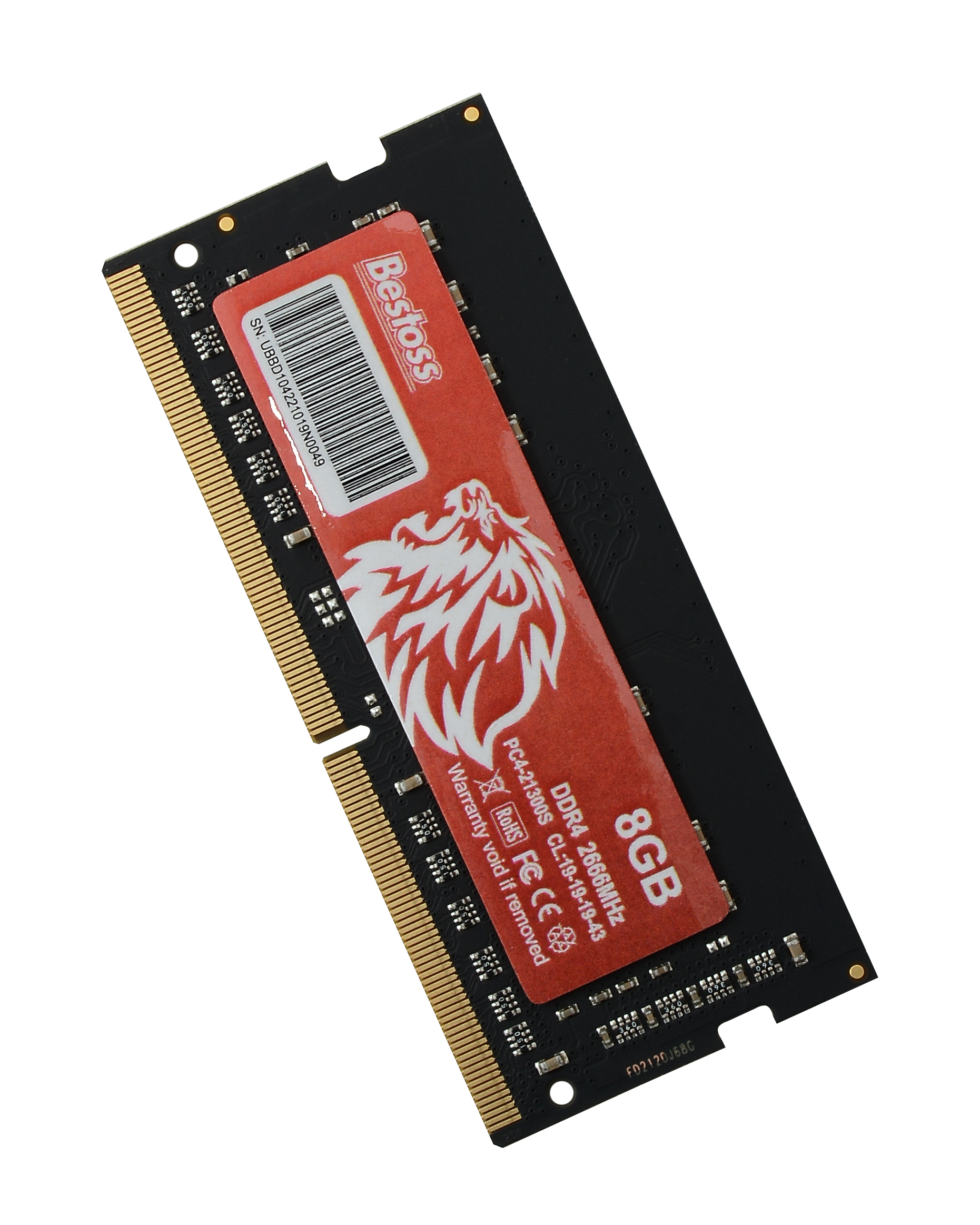 Оперативная память 8Gb Bestoss DDR4 SODIMM 2666MHz PC4-21300S