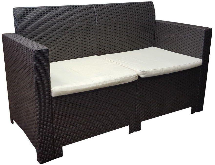 Диван садовый 2-хместный B:rattan Nebraska Sofa 2 венге