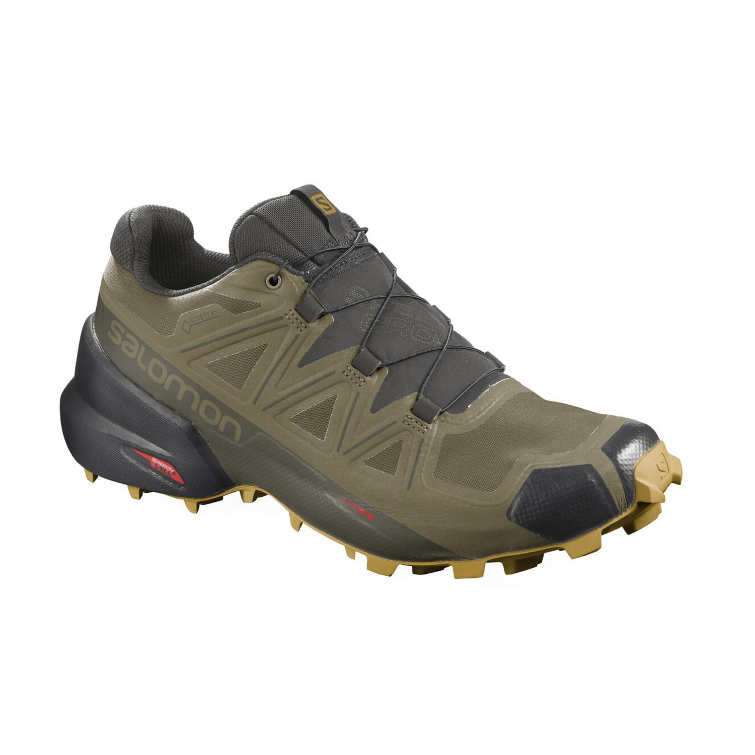 фото Кроссовки мужские salomon speedcross 5 gtx зеленые 12 uk