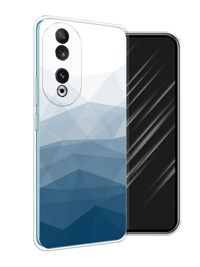 

Чехол Awog на Honor 90 "Абстракция небо", Синий;голубой;белый