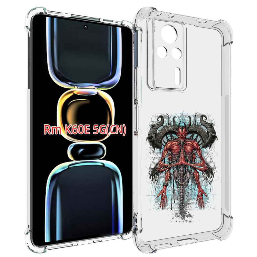 

Чехол MyPads дьявол для Xiaomi Redmi K60E, Tocco