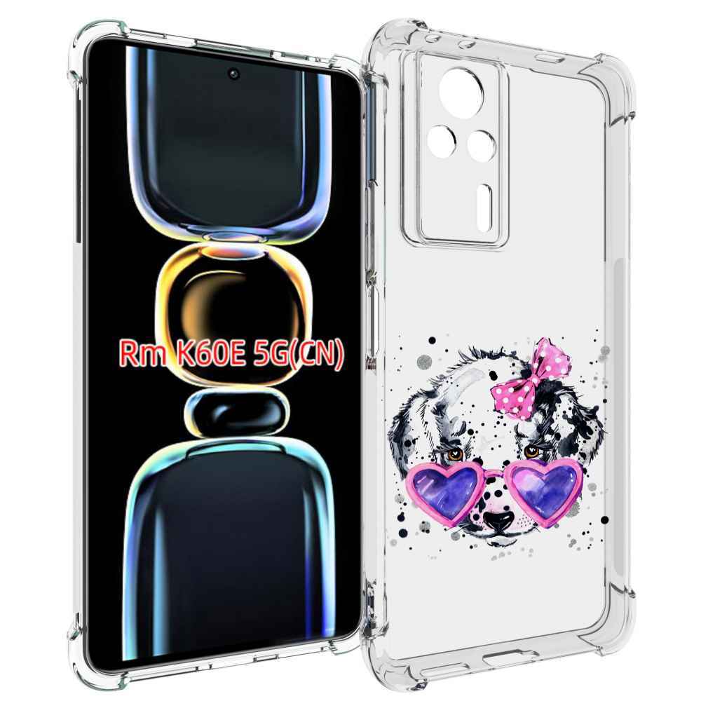 

Чехол MyPads долматинец в очках для Xiaomi Redmi K60E, Tocco