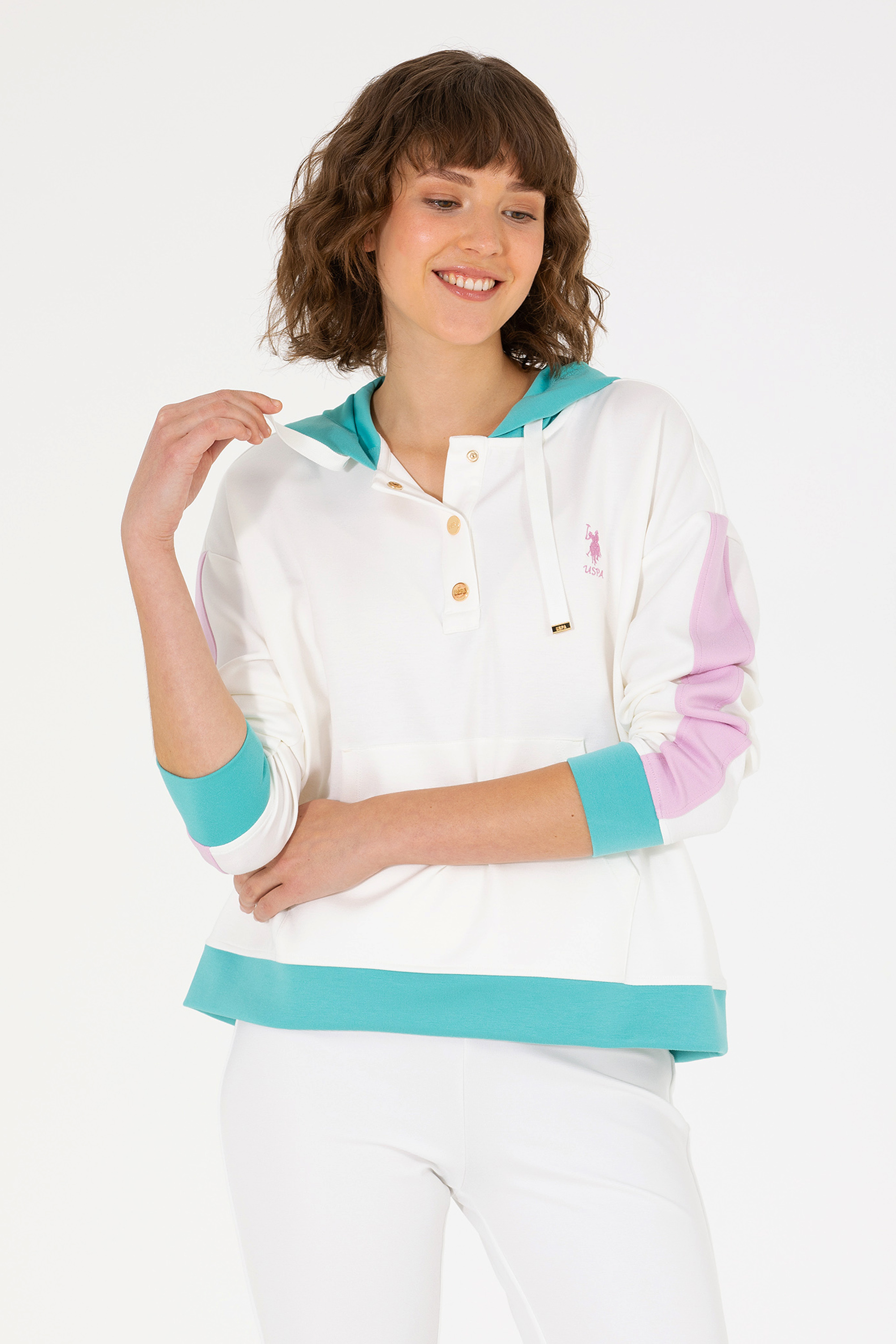 

Худи женское US Polo Assn G082SZ0820MARIN бежевое L, Бежевый, G082SZ0820MARIN