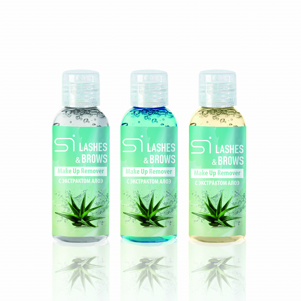 

ОБЕЗЖИРИВАТЕЛЬ SI Lashes & Brows Make Up Remover 50 МЛ (персик), Прозрачный
