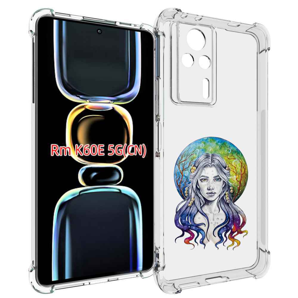 

Чехол MyPads девушка с красивыми волосами для Xiaomi Redmi K60E, Tocco