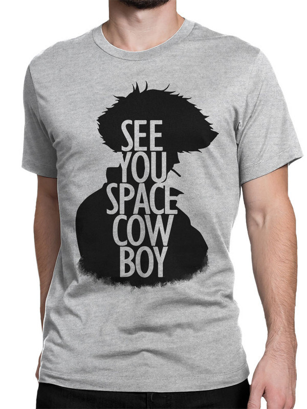 фото Футболка мужская design heroes cowboy bebop серая xs