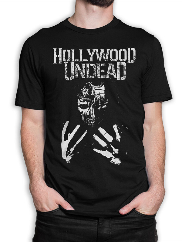 фото Футболка мужская design heroes группа hollywood undead черная xs