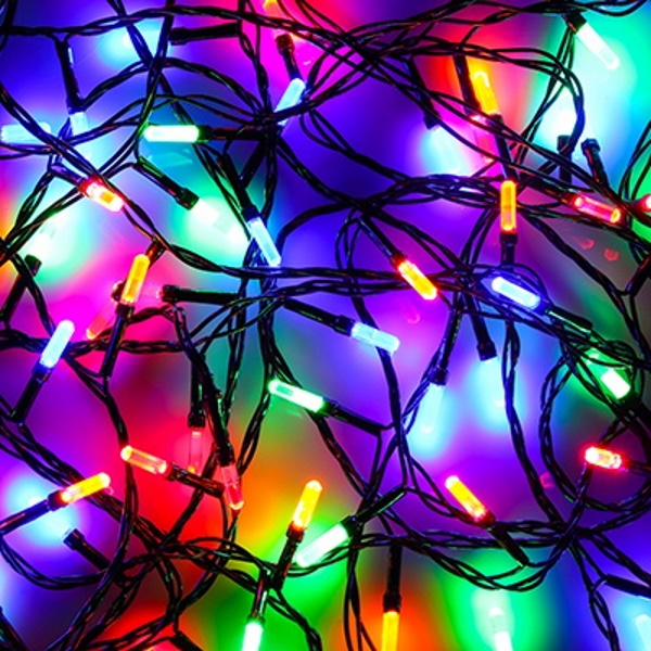 Световая гирлянда новогодняя Сноу бум Вьюн 9 м разноцветный/RGB