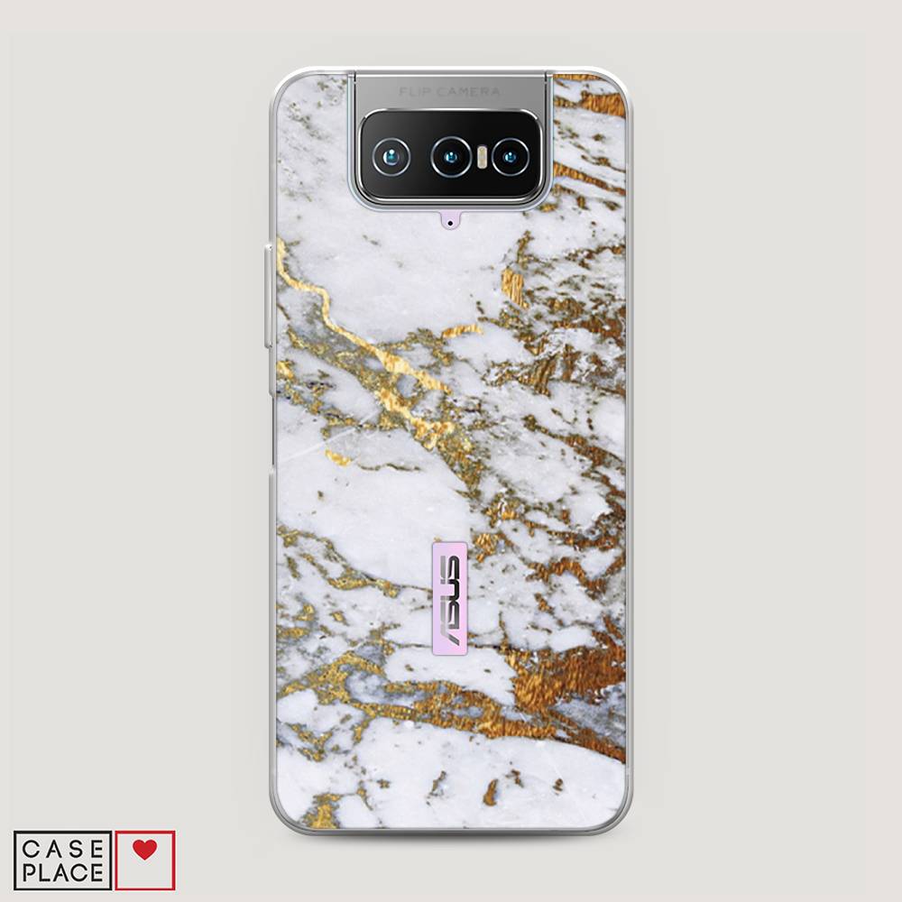 

Чехол Awog "Белый мрамор" для Asus Zenfone 7 ZS670KS, 44050-3