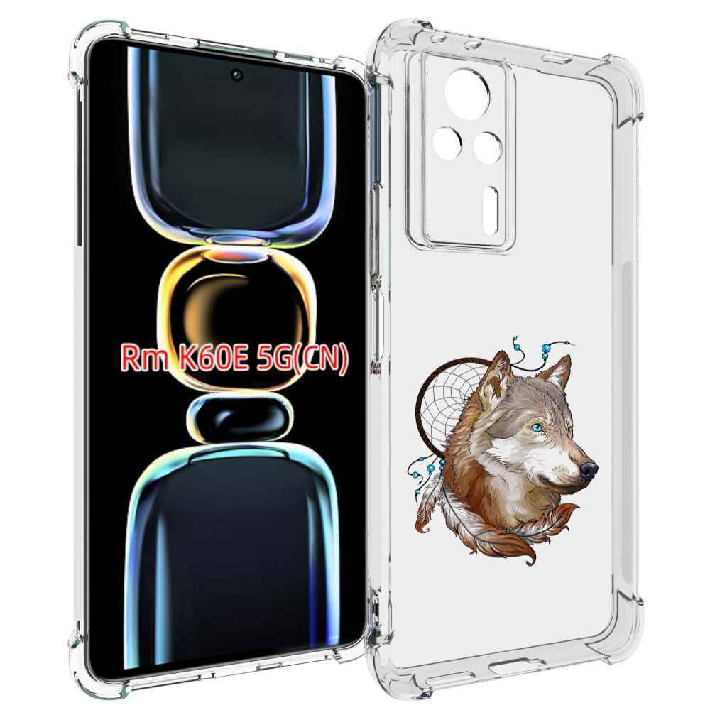 

Чехол MyPads волк и ловец снов для Xiaomi Redmi K60E, Tocco