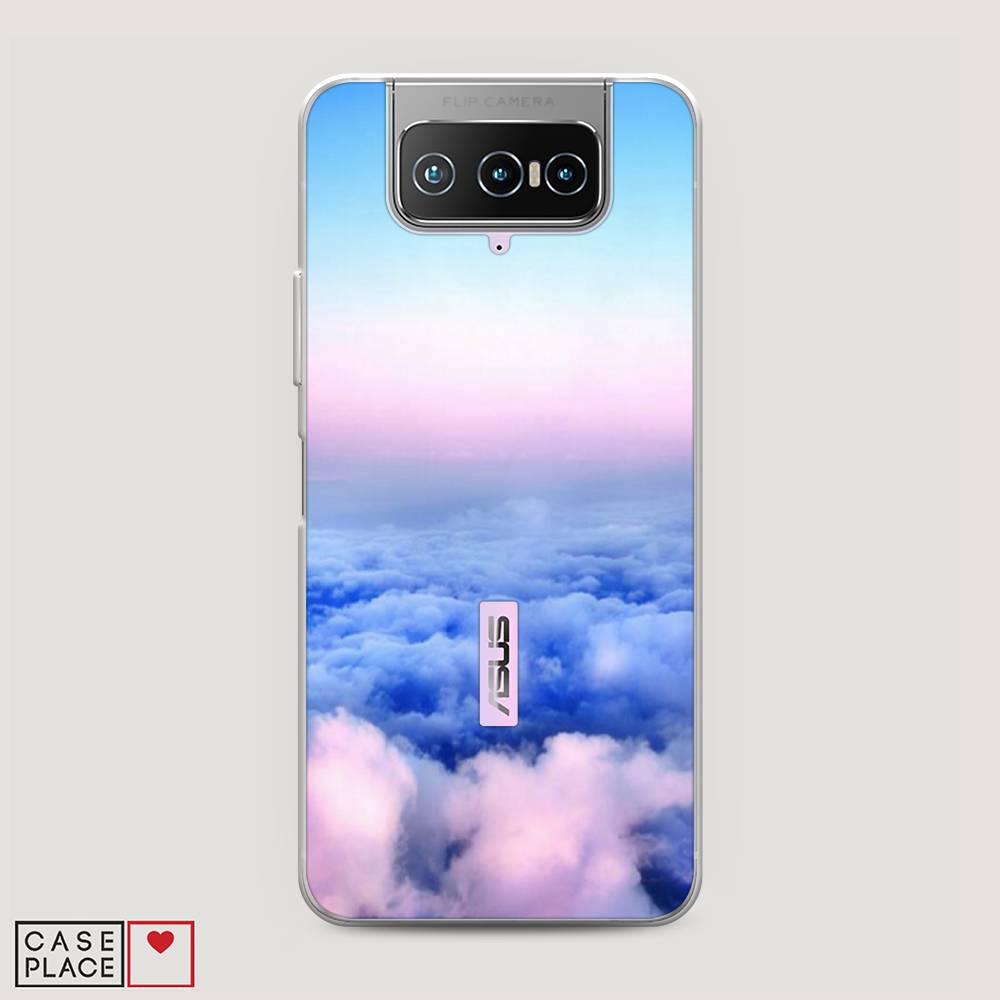 фото Чехол awog "облака" для asus zenfone 7 zs670ks