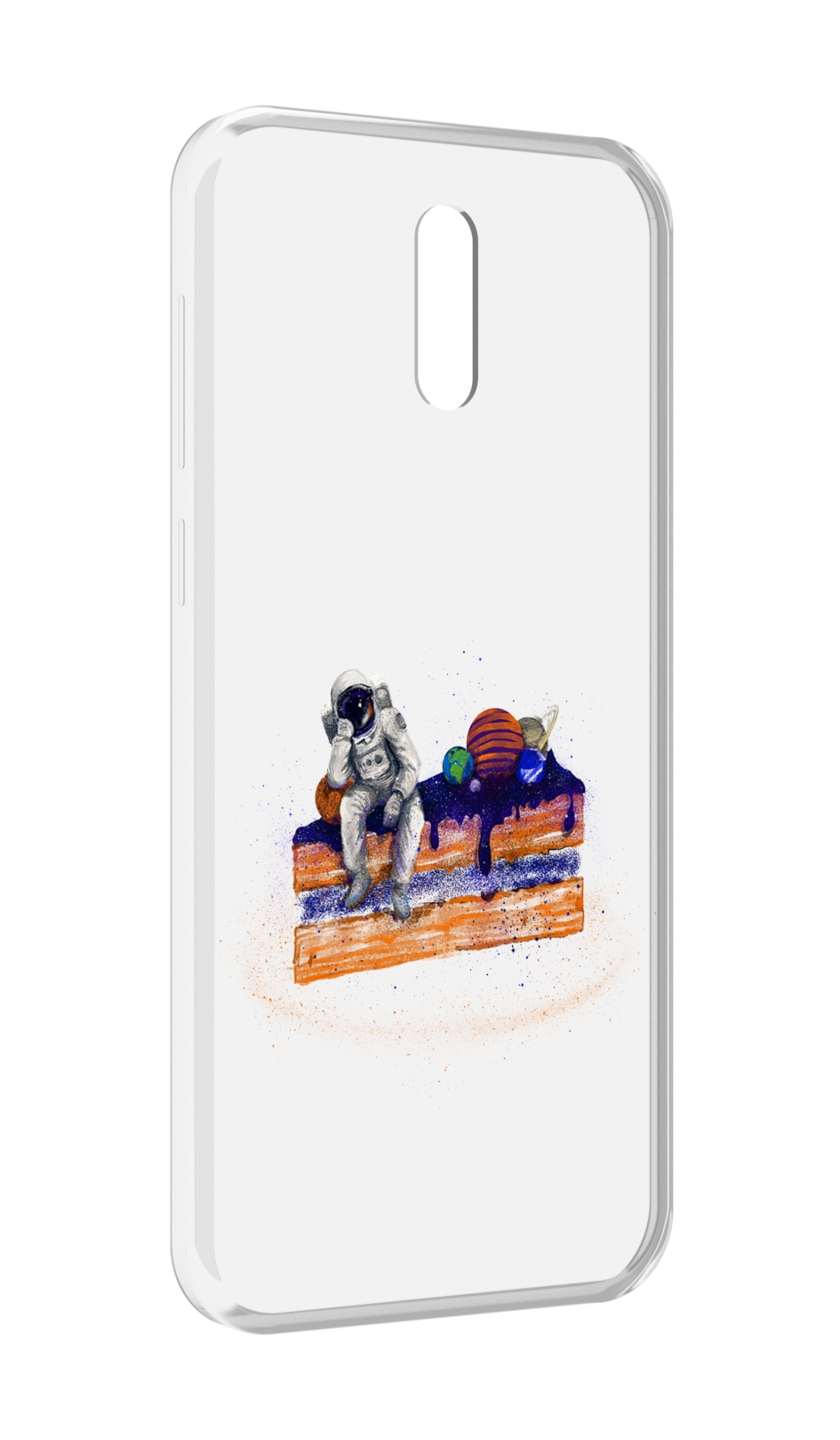 

Чехол MyPads торт с планетами для Alcatel 3L (2019), Прозрачный, Tocco