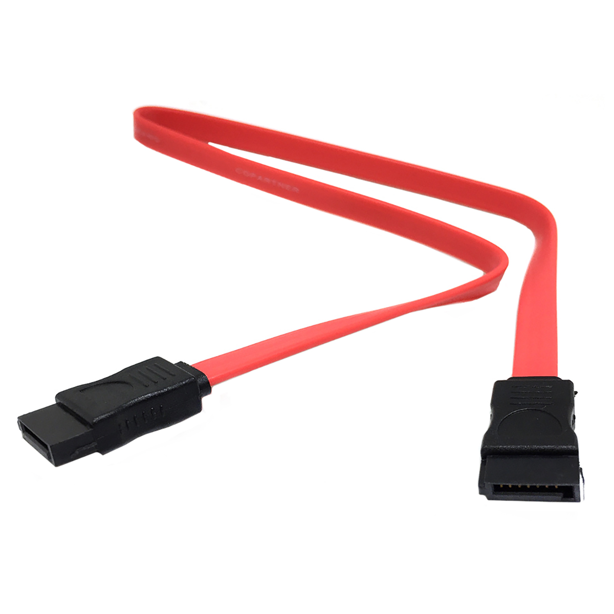 фото Кабель vcom sata 7 pin-sata 7 pin, m-m 0,45м red