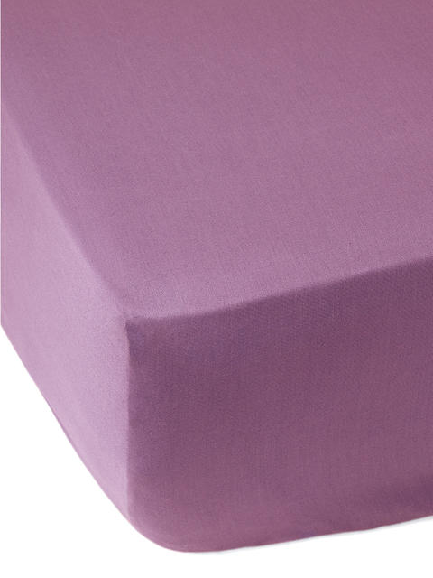 

Проcтыня натяжная сатин 200x200+25см, сиреневый C010881, Натяжная