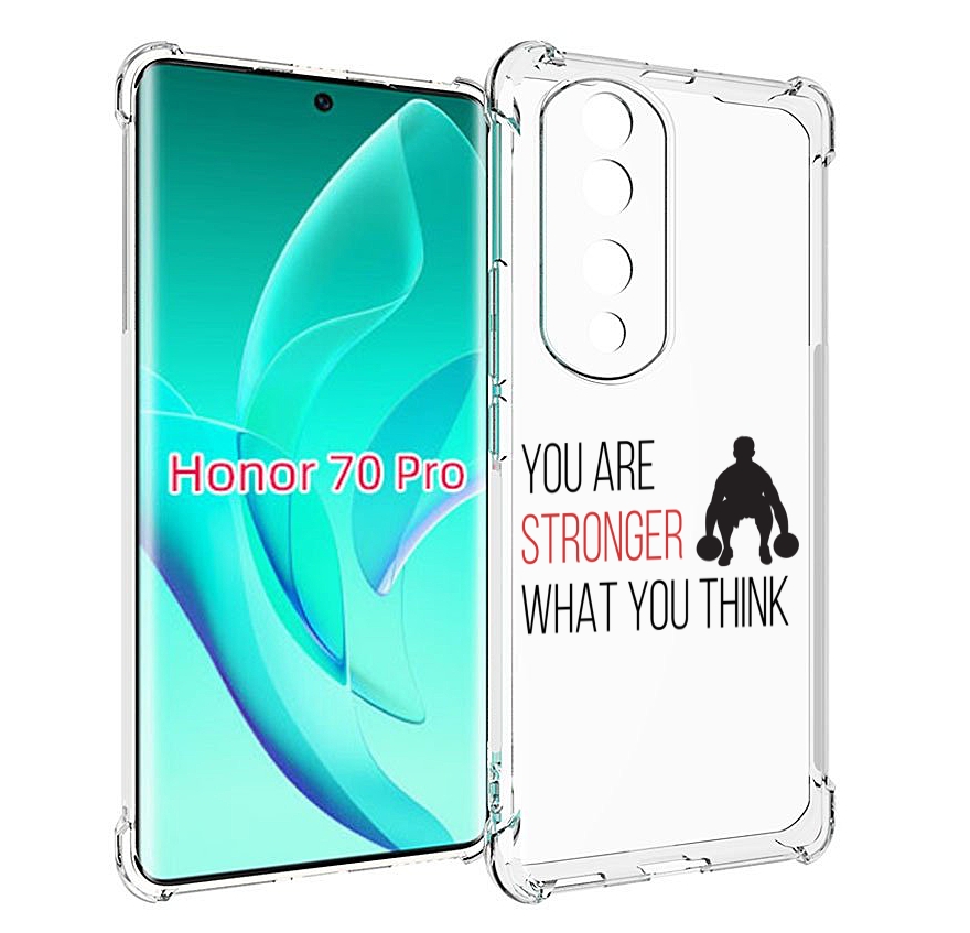 

Чехол MyPads ты-сильнее-чем-думаешь для Honor 70 Pro / 70 Pro Plus, Прозрачный, Tocco