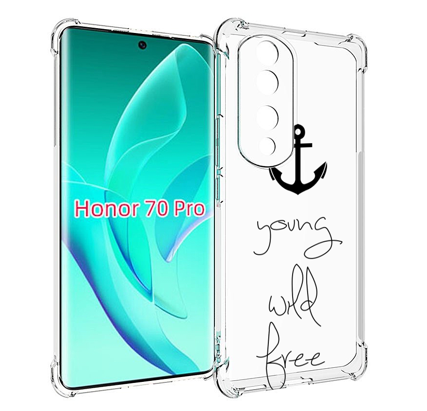 

Чехол MyPads ты-будешь-свободным для Honor 70 Pro / 70 Pro Plus, Прозрачный, Tocco