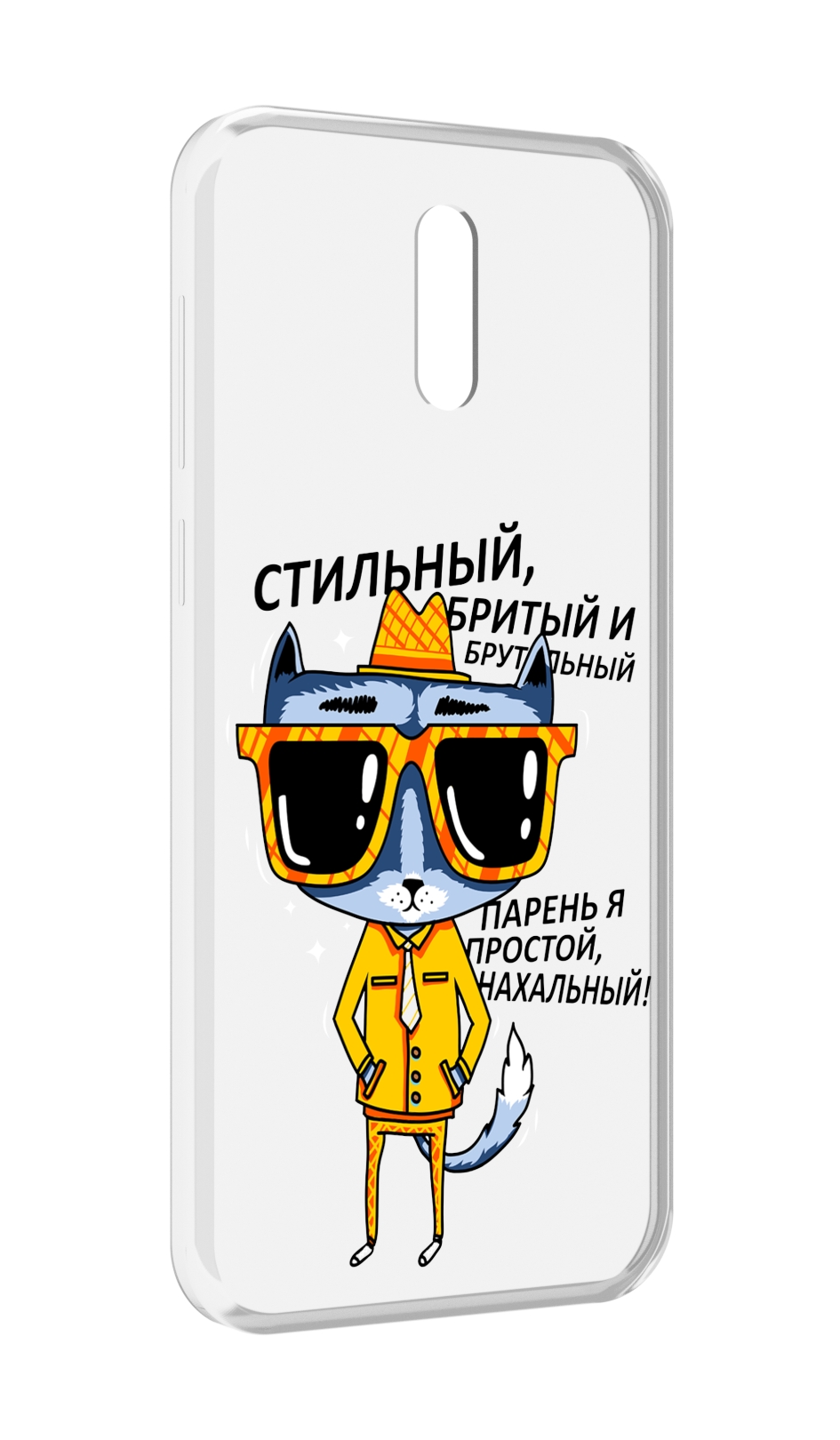 

Чехол MyPads стильный кот для Alcatel 3L (2019), Прозрачный, Tocco