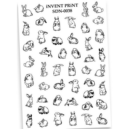 

iNVENT PRiNT, Слайдер-дизайн «Новый год. Зима. Кролики. Заяц» №SDN-38