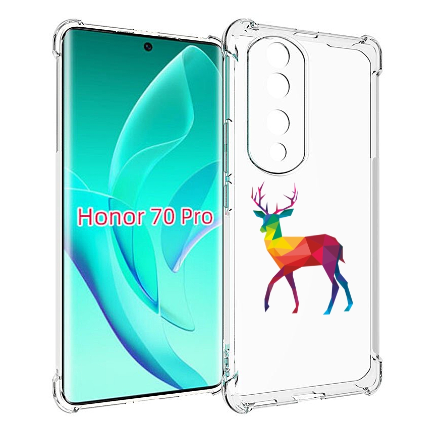 

Чехол MyPads геометрический олень для Honor 70 Pro / 70 Pro Plus, Прозрачный, Tocco