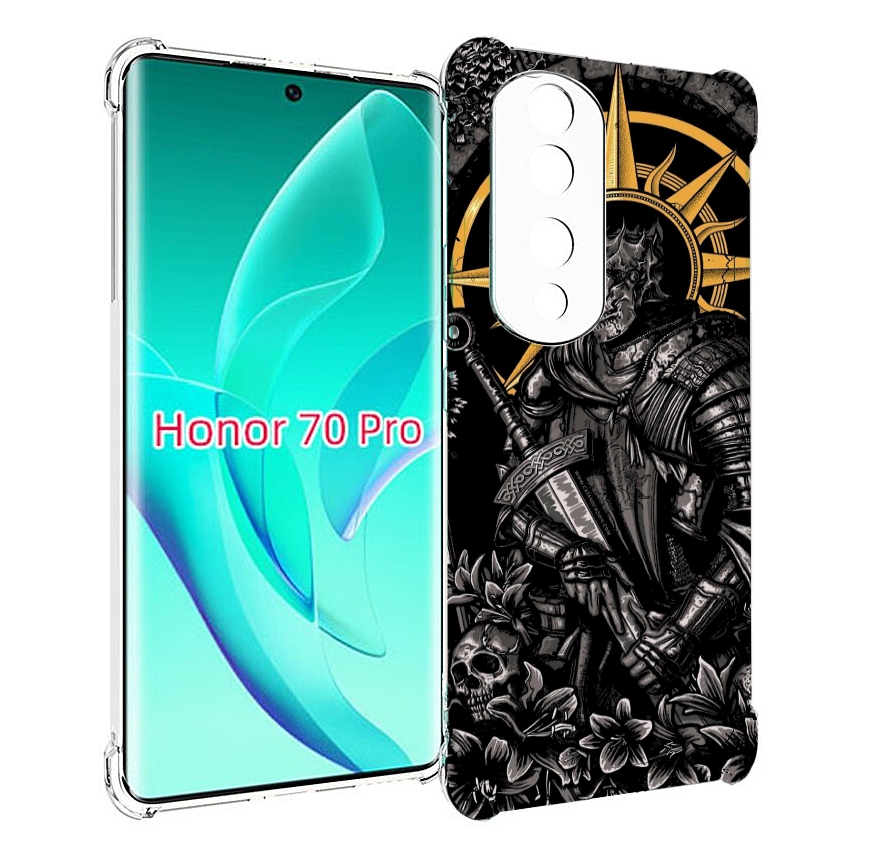 

Чехол MyPads темный железный рыцарь для Honor 70 Pro / 70 Pro Plus, Прозрачный, Tocco