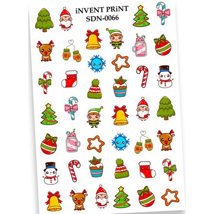 

iNVENT PRiNT, Слайдер-дизайн «Новый год. Зима. Рождество» №SDN-66, Разноцветный