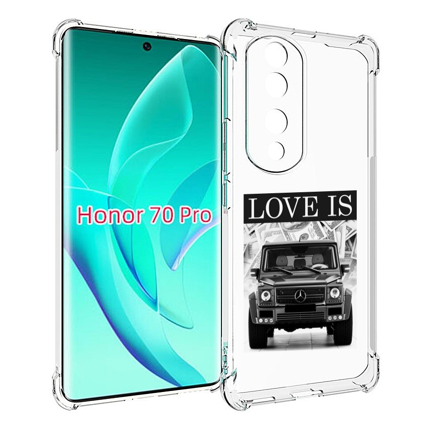 

Чехол MyPads гелик для Honor 70 Pro / 70 Pro Plus, Прозрачный, Tocco