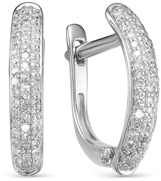 

Серьги женские из золота Diamond Union 5-2548-103-2Б, бриллиант, 5-2548-103-2Б