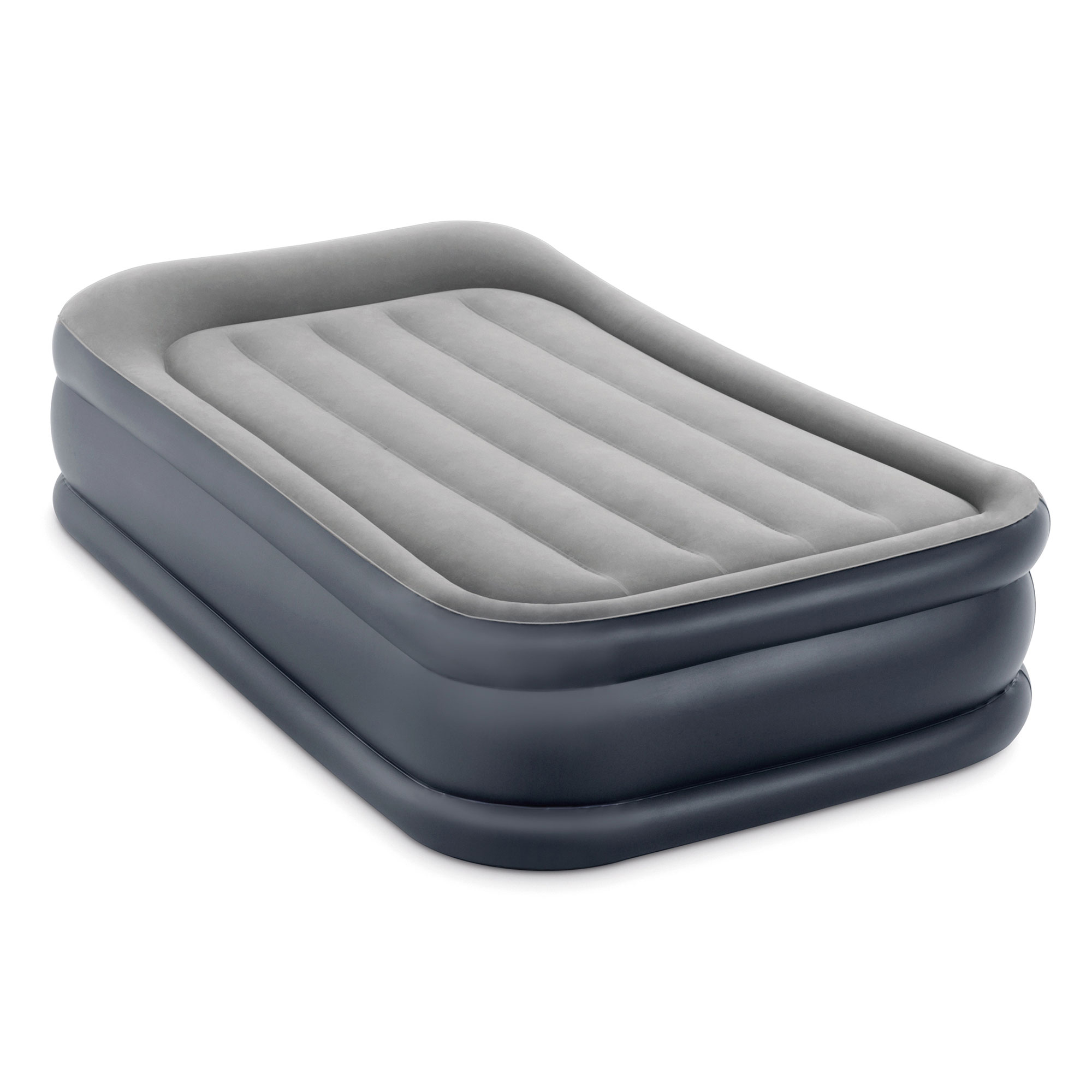 Intex Twin Deluxe Pillow rest raised Airbed with Fiber-Tech Bip, Эл/н220v, 191х99х42