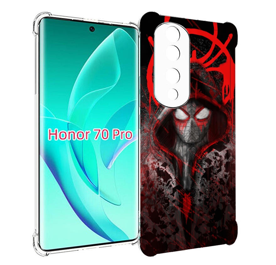 

Чехол MyPads страшный человек паук мужской для Honor 70 Pro / 70 Pro Plus, Прозрачный, Tocco