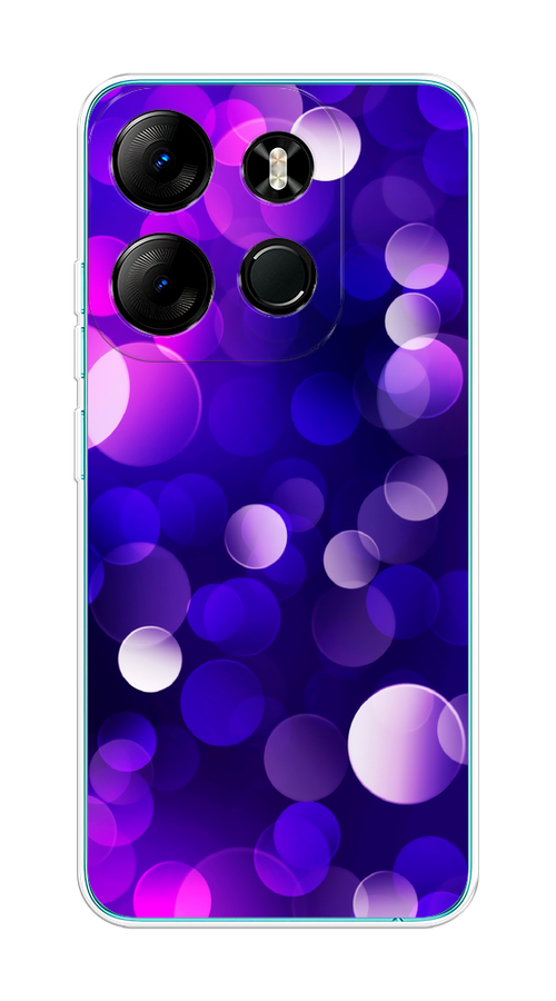 

Чехол на Tecno Spark Go 2023/Infinix Smart 7 "Абстракция 27", Фиолетовый, 303150-3