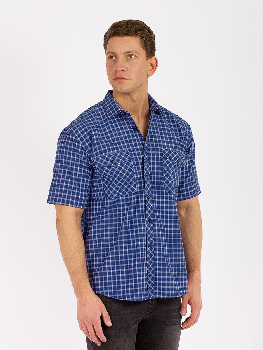 

Рубашка мужская PALMARY LEADING GD57000612 синяя 3XL, GD57000612