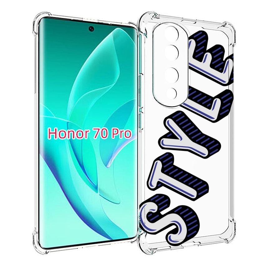 

Чехол MyPads стиль для Honor 70 Pro / 70 Pro Plus, Прозрачный, Tocco