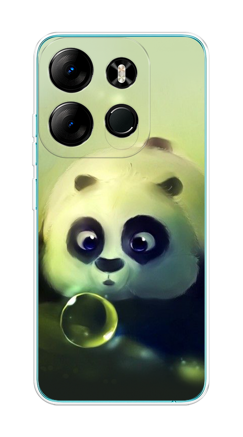 

Чехол на Tecno Spark Go 2023/Infinix Smart 7 "Малыш панды", Зеленый;черный;серый, 303150-1