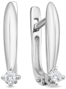 

Серьги женские из золота Diamond Union 5-3601-103-2Б, бриллиант, 5-3601-103-2Б