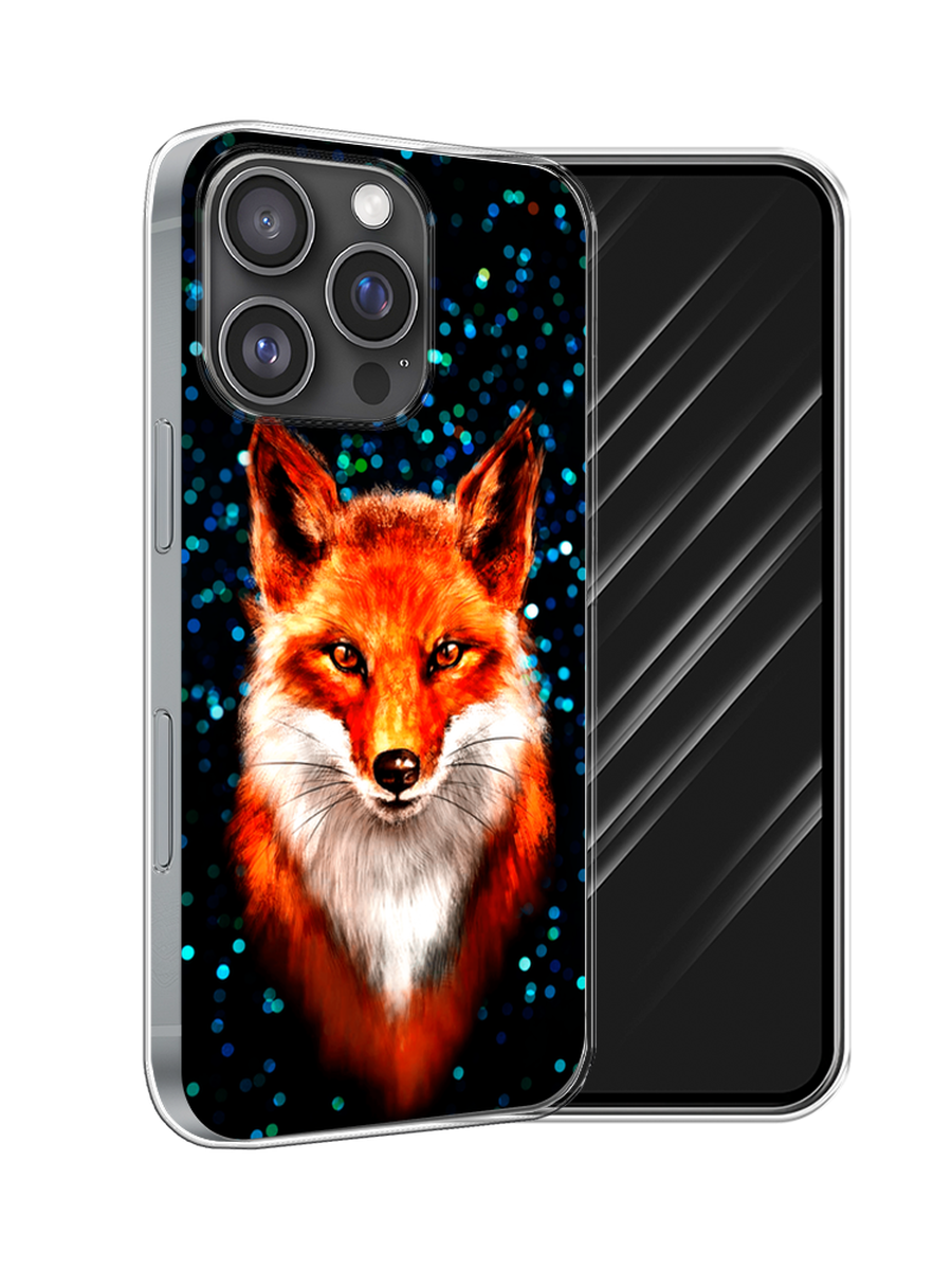 

Чехол Awog на Apple iPhone 16 Pro "Волшебная лиса", Оранжевый;черный;белый, 16250-1