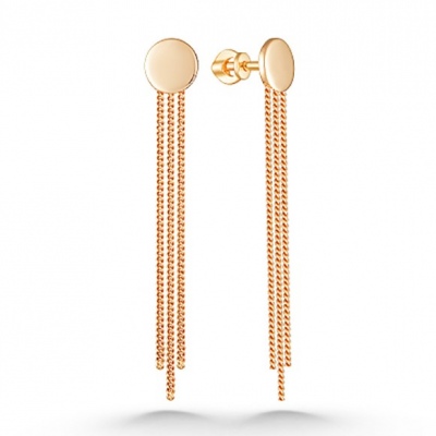 

Серьги из серебра с позолотой Вероника С609-1688, С609-1688