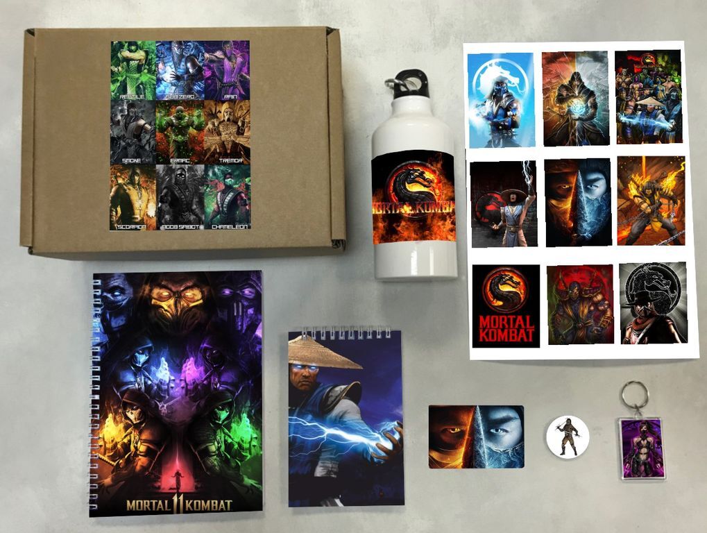 

Бокс с подарком по игре Mortal Kombat , Смертельная Битва - 6, 51476682, 7 предметов