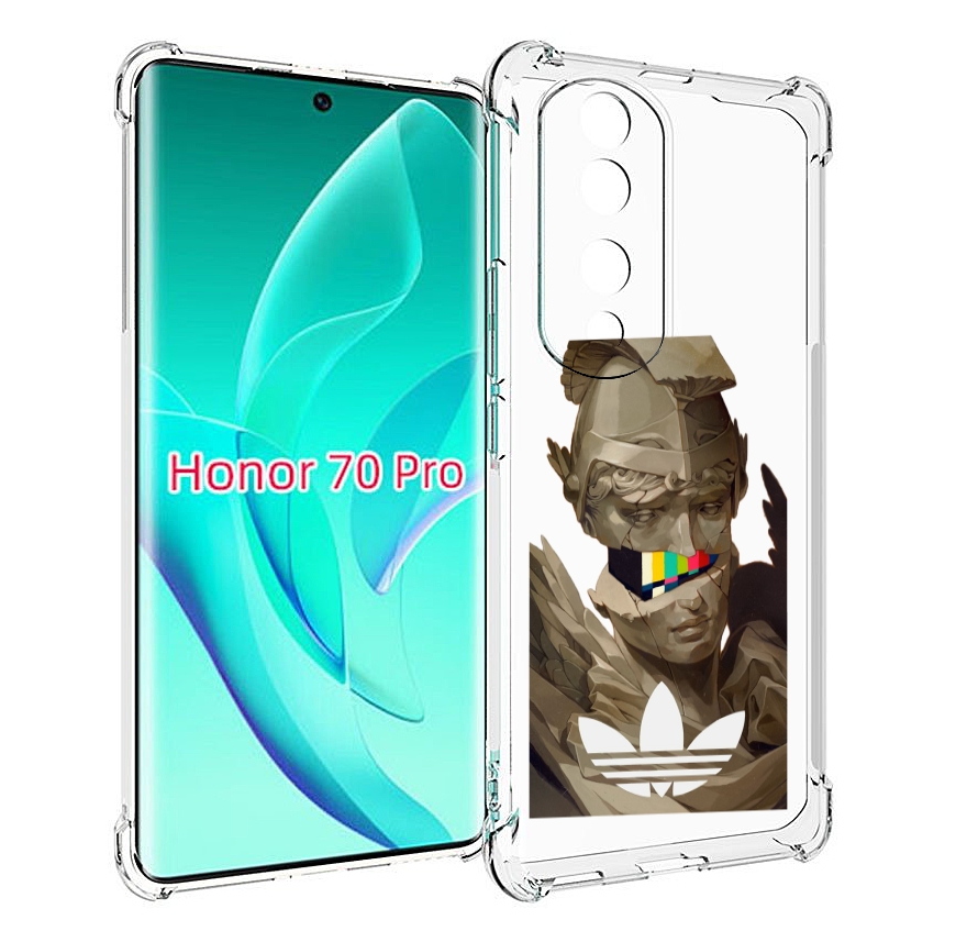 

Чехол MyPads статуя-адидас для Honor 70 Pro / 70 Pro Plus, Прозрачный, Tocco