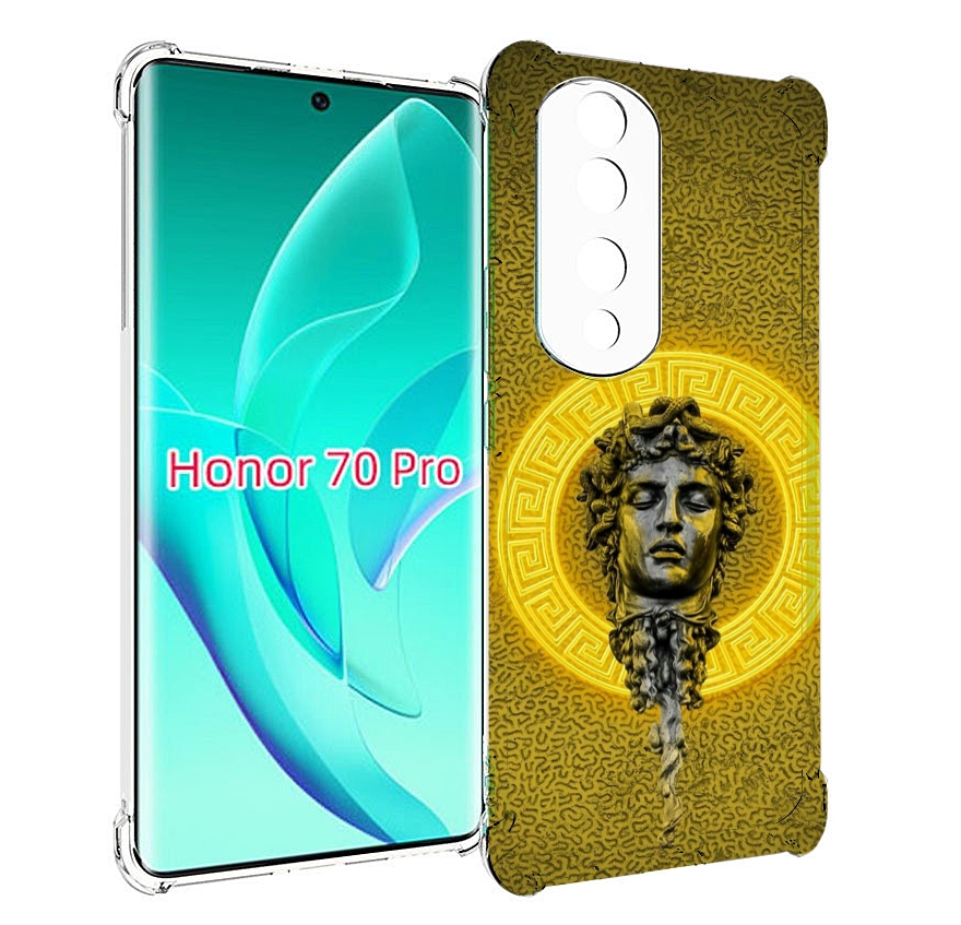 

Чехол MyPads статуя версачи для Honor 70 Pro / 70 Pro Plus, Прозрачный, Tocco