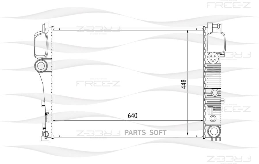 

Радиатор MERCEDES W221 05- KK0231