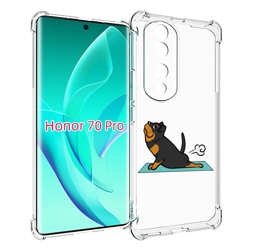 

Чехол MyPads спортивная-собачка для Honor 70 Pro / 70 Pro Plus, Прозрачный, Tocco