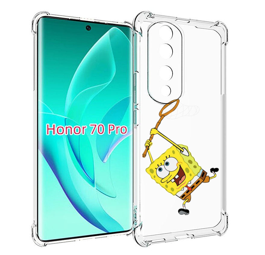 

Чехол MyPads спанчбоб-с-сочком для Honor 70 Pro / 70 Pro Plus, Прозрачный, Tocco