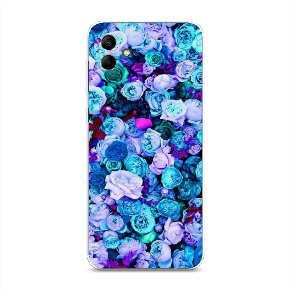 

Чехол на Samsung Galaxy A04 "Цветочный ковер", Фиолетовый, 2107050-2