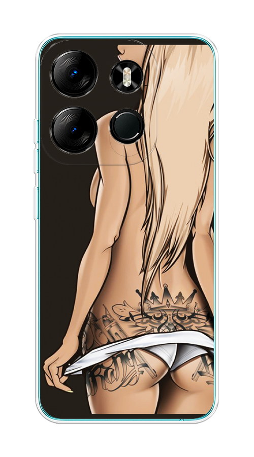 

Чехол на Tecno Spark Go 2023/Infinix Smart 7 "Обнаженная девушка", 303150-6