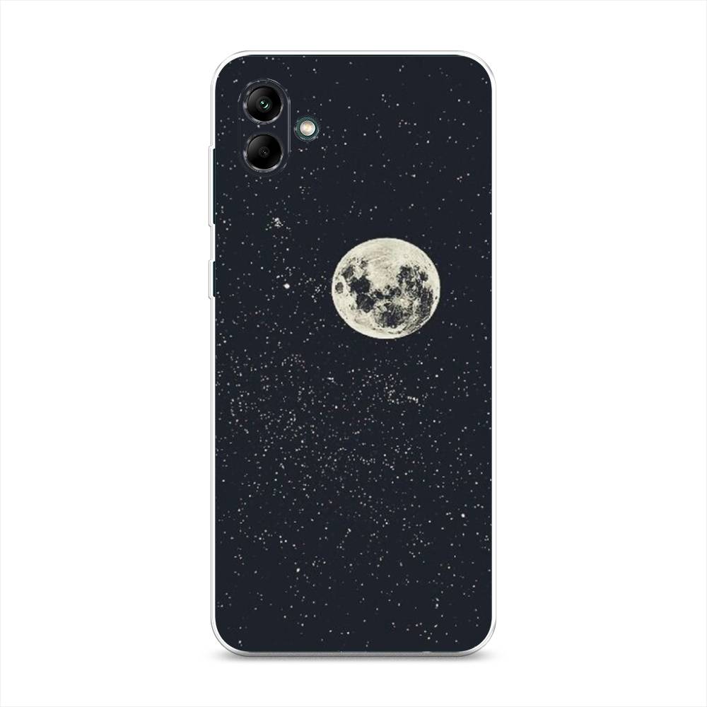 

Чехол на Samsung Galaxy A04 "Полнолуние", Красный, 2107050-2