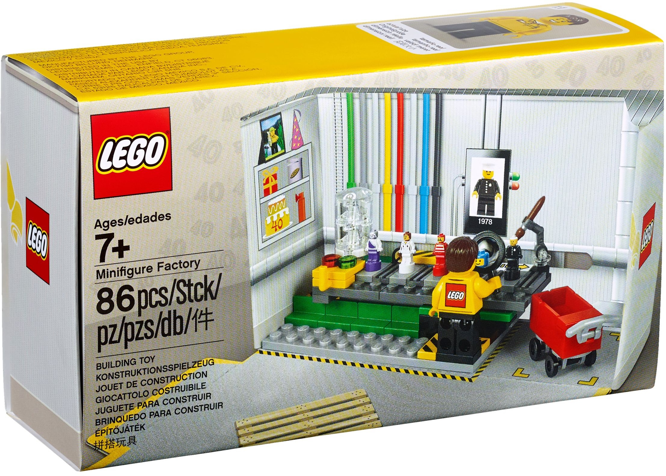

Конструктор Lego 5005358 Promotional Фабрика минифигурок, 86 деталей, Фабрика минифигурок